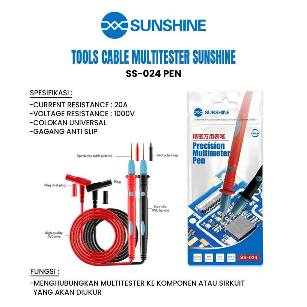 Jual KABEL MULTITESTER SUNSHINE SS-024 | Shopee Indonesia