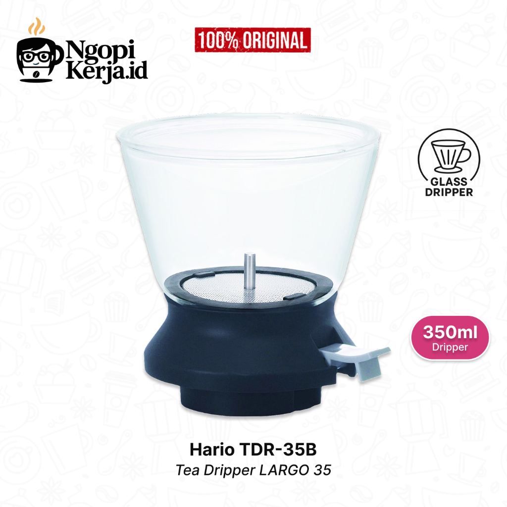 Jual Hario Tea Dripper LARGO TDR-35B 350ml | Shopee Indonesia