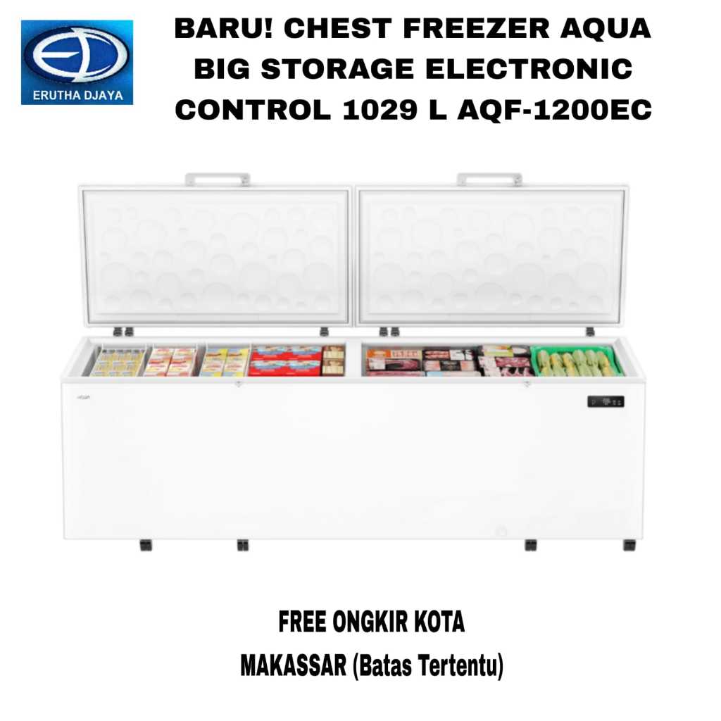 Jual CHEST FREEZER AQUA BIG STORAGE ELECTRONIC CONTROL 1029 L AQF1200EC ...