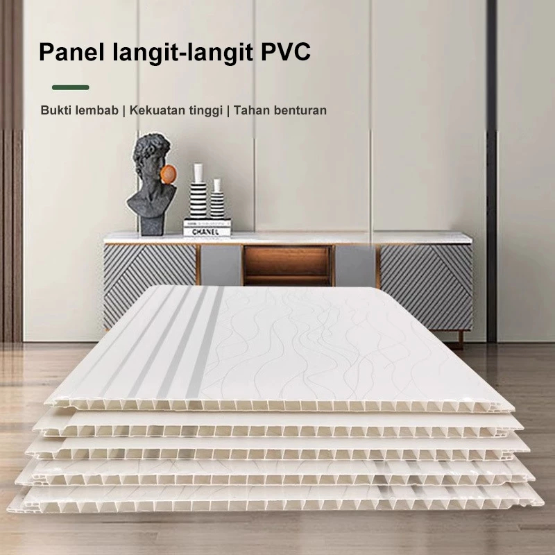 Jual PLAFON PVC UKURAN 1 METER LEBAR 20 CM PLAFON MURAH MINIMALIS MEWAH ...