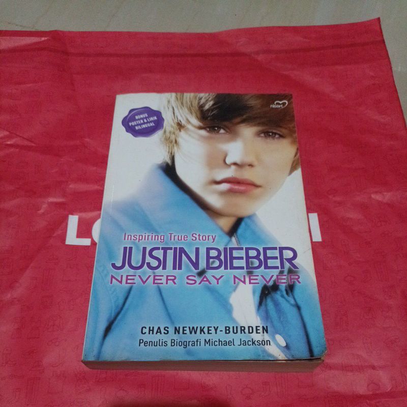 Jual Buku Inspiring True Story Justin Bieber Never Say Never Shopee