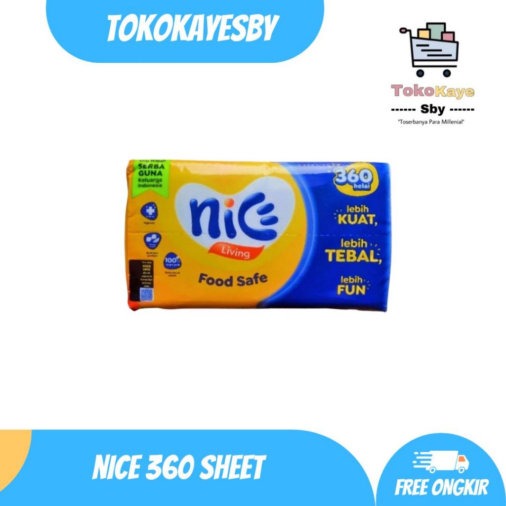 Jual Tissue Nice Facial 360 Sheets 1 pcs | Shopee Indonesia