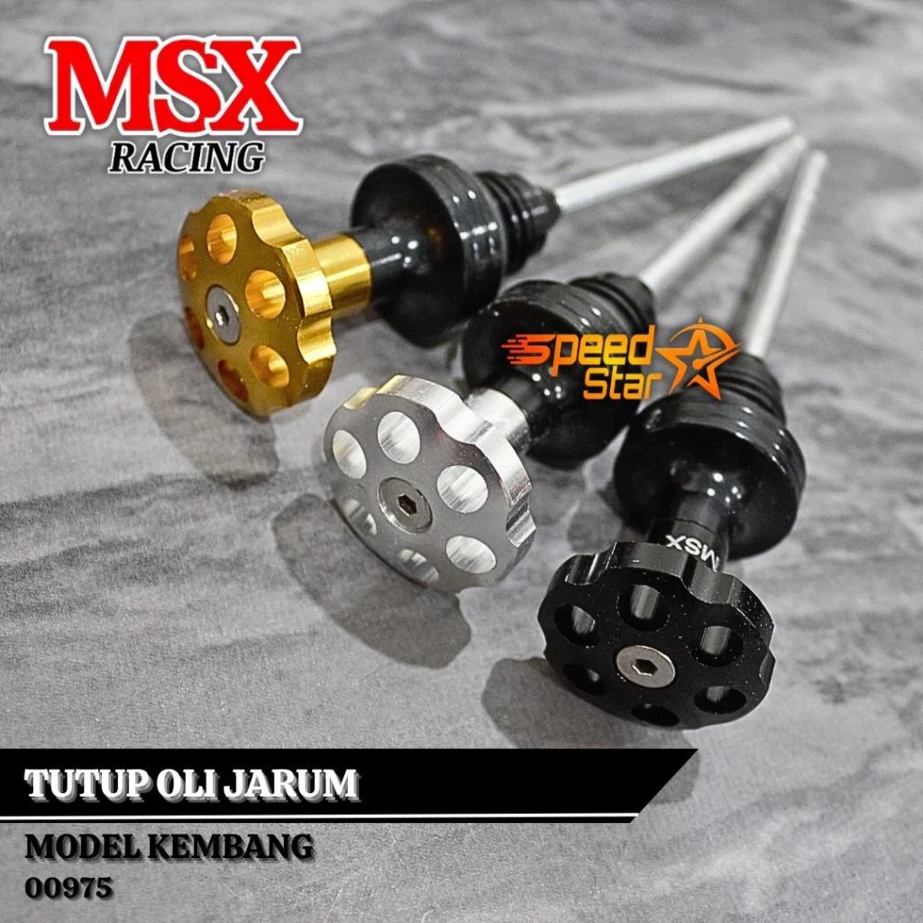 Jual Tutup Oli Bentuk Bunga Jarum CNC Model Flower MSX / Baut Mesin ...
