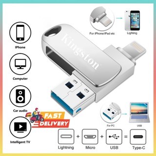 Jual Kingston flashdisk 3 in 1 IOS OTG USB Flash Drive 512GB/1TB/2TB ...