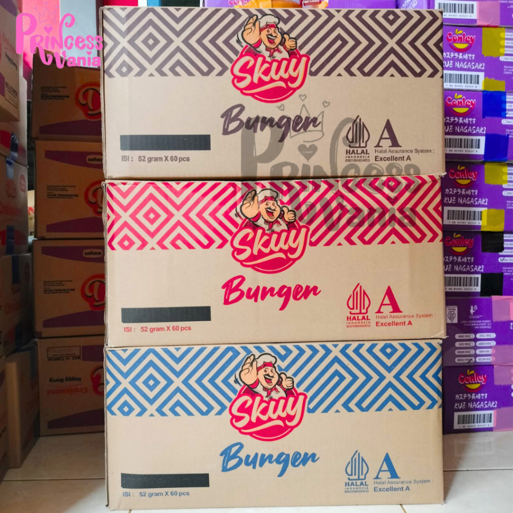Jual SKUY BURGER SATUAN ROTI ISIAN ANEKA RASA 52GR HALAL | Shopee Indonesia