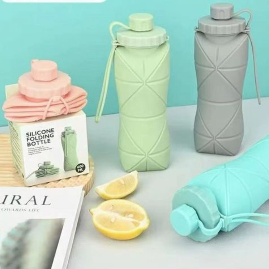 Jual BOTOL MINUM ORIGAMI LIPAT 600ML RANDOM COLOR | BOTOL MINUM UNIK ...