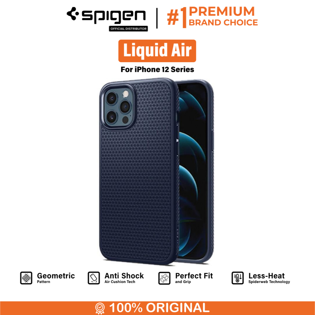 Spigen Case iPhone 12 Pro Max Mini Liquid Air Softcase Casing