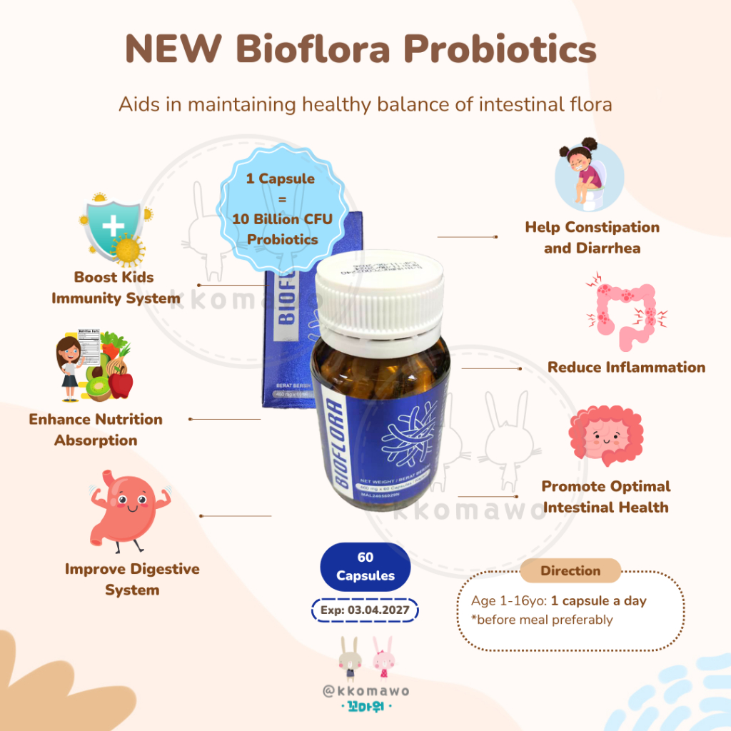 Jual BIOFLORA probiotik HOPE CHILDREN | Shopee Indonesia