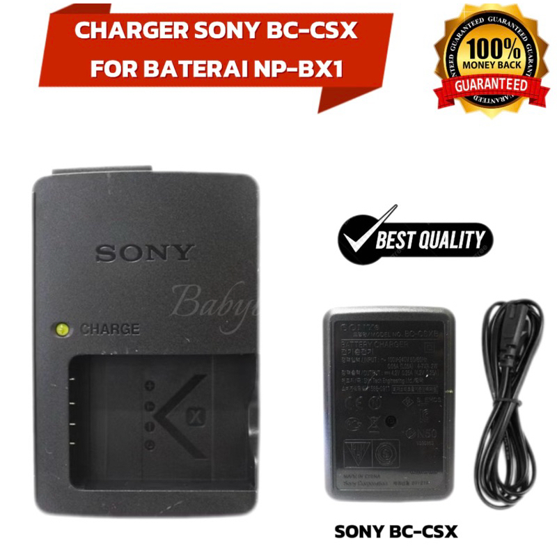 Jual Charger Sony BC-CSX For Baterai Sony NP-BX1 For Kamera H400 -HX300 ...