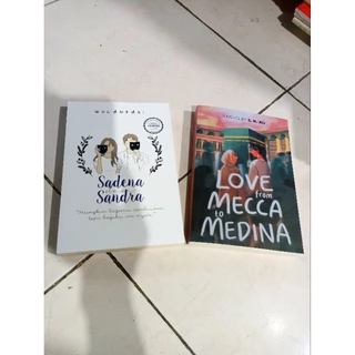 OBRAL BUKU MURAH ORIGINAL / NOVEL REMAJA / LOVE FROM MECCA TO MEDINA / SADENA DAN SANDRA / ROMANCE  / DEWASA / FIKSI /
