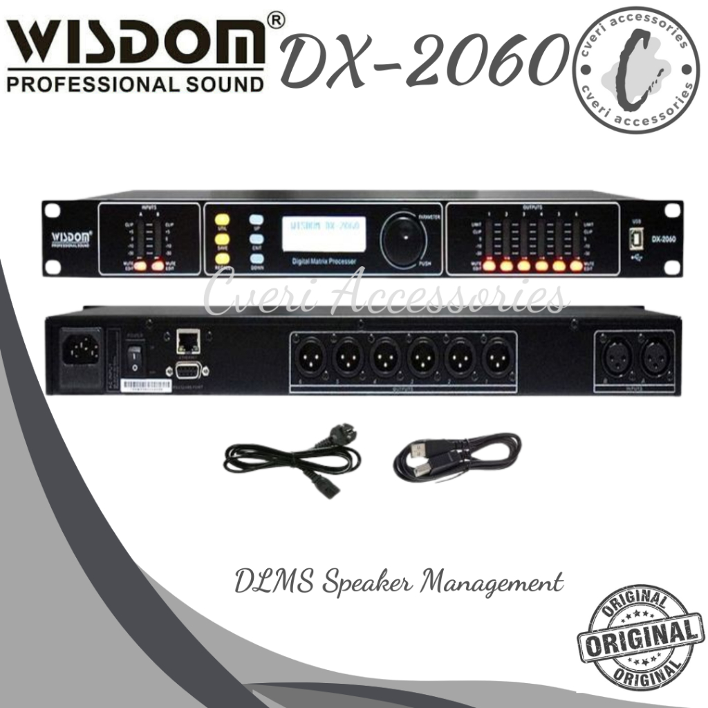 Jual Wisdom DX2060 Speaker Management DLMS Original Wisdom DX-2060 USB ...