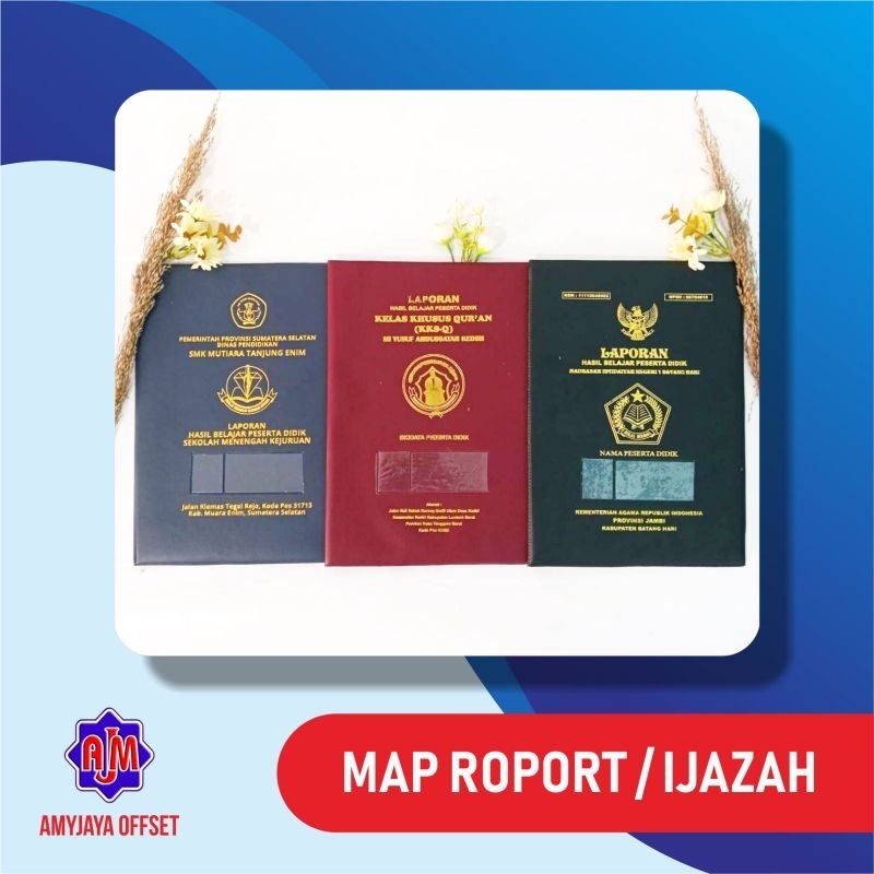Jual Map Raport Custom | Map Ijazah | Map kelulusan |Map Sekolah ...
