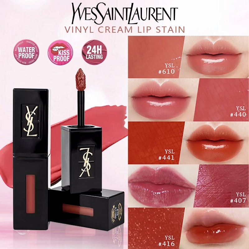 YSL Liquid Lipstick Saint Laurent Vinyl Cream Lip Stain/Ysl Lip  Gloss/Ysl Lipstik/Ysl Lip Tint