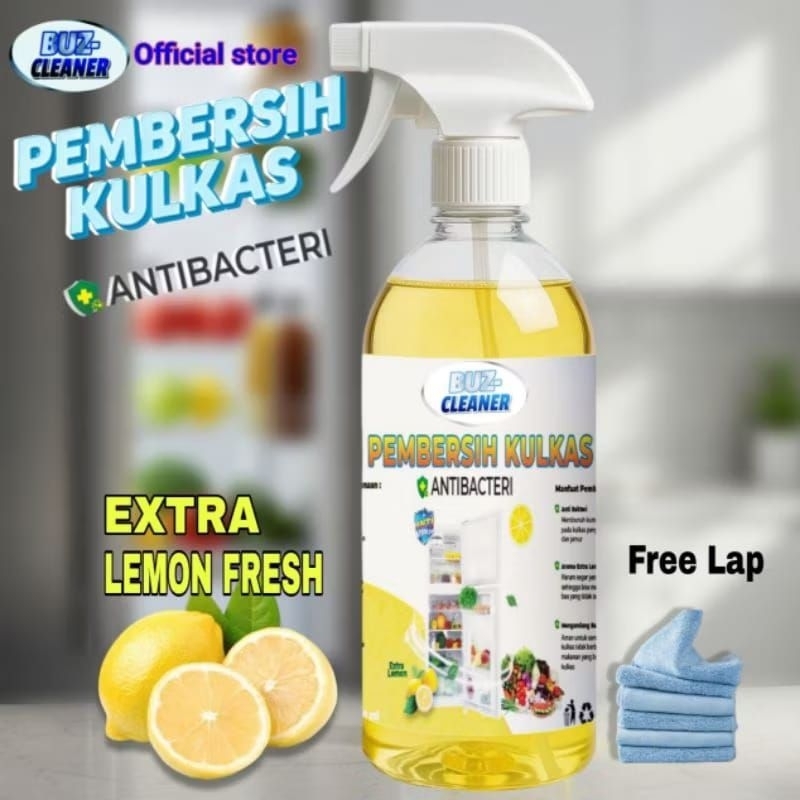 Jual BUZZ CLEANER PEMBERSIH KULKAS | CAIRAN SERBA GUNA 250ML + LAP ...