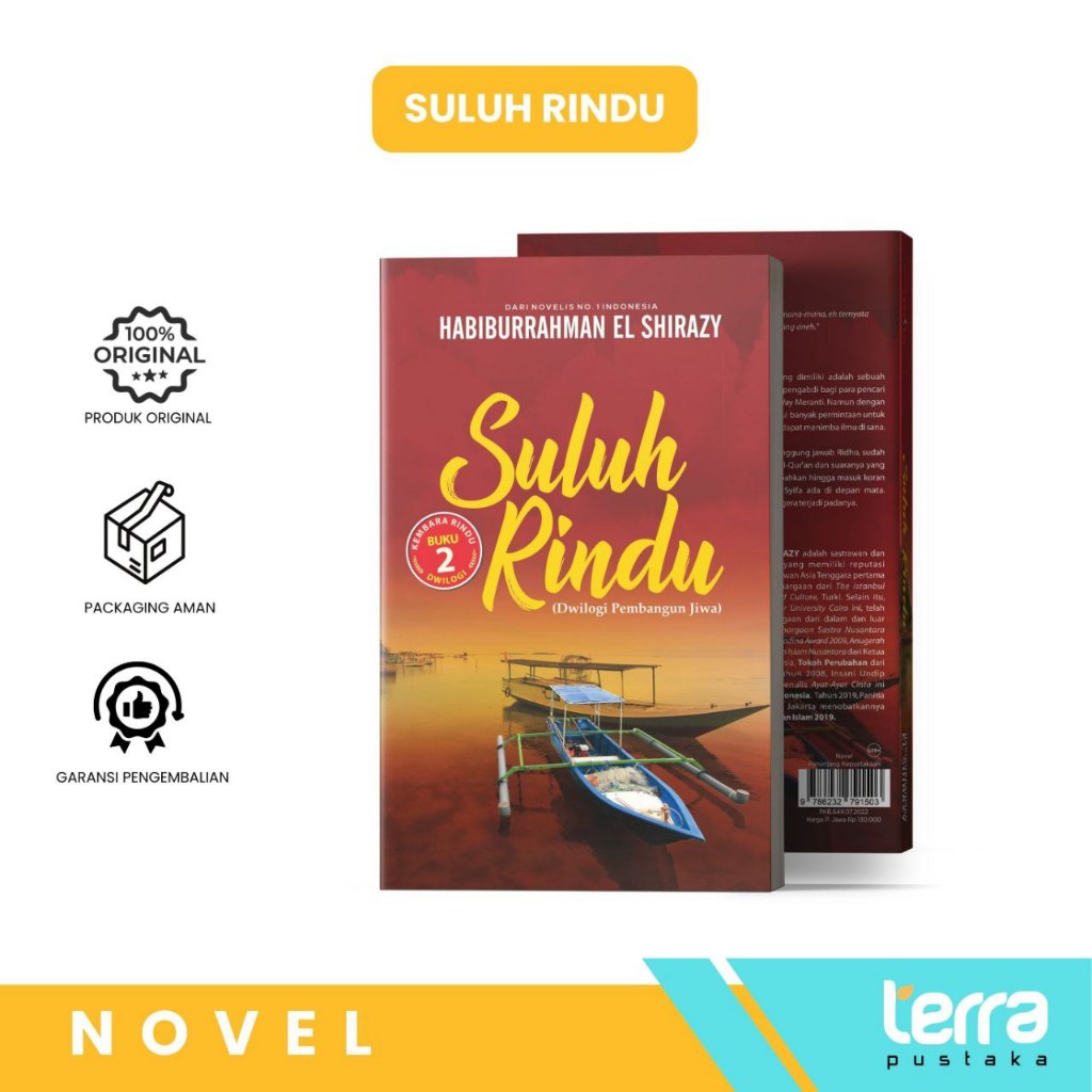 Jual Buku Novel Original Suluh Rindu Habiburrahman El Shirazy Kang Abik ...