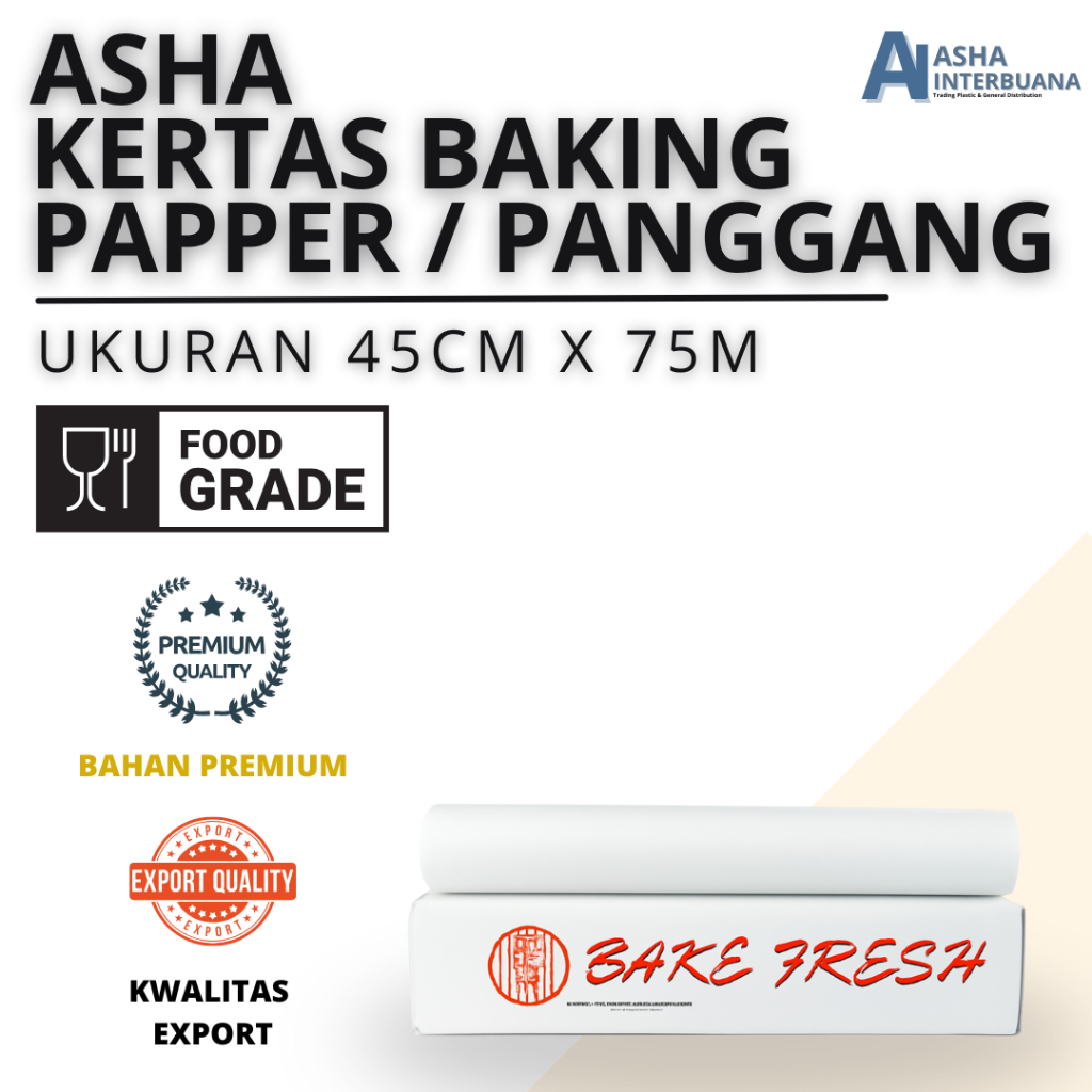 Jual Kertas Baking Parchment Kertas Pemanggang Wrap Kertas Roti 45CM X ...