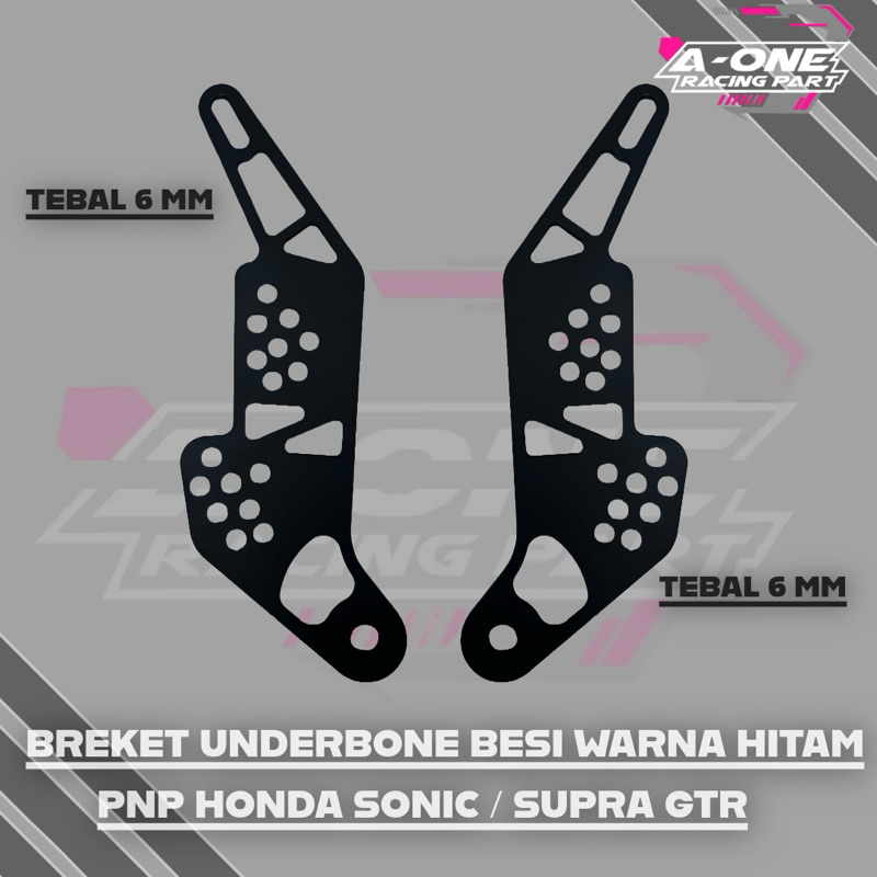 Jual Breket Footstep Underbone A-One Besi PNP Honda Sonic / Supra GTR ...