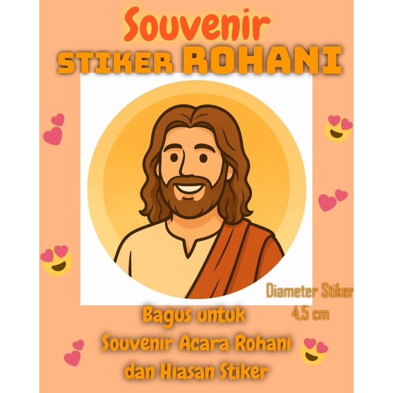 Jual Stiker Tuhan Yesus Stiker Sekolah Minggu Souvenir Stiker Rohani ...