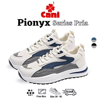 Cani "Free Box" (Size 39 - 45) Pionyx Sepatu Pria Sneakers Sport Fashion Kasual Import 8117