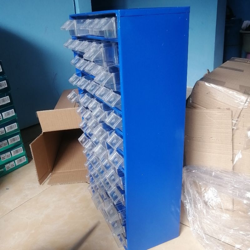 Jual Rakko rak komponen Racco isi 60 laci 48 laci 24 laci | Shopee ...