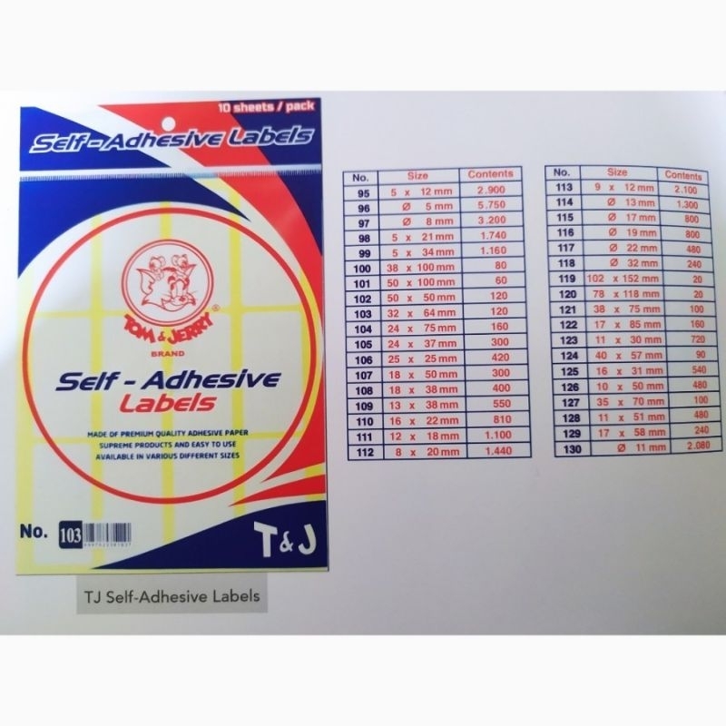 Jual Label Stiker T&j Tom And Jerry dan Semua Ukuran | Shopee Indonesia