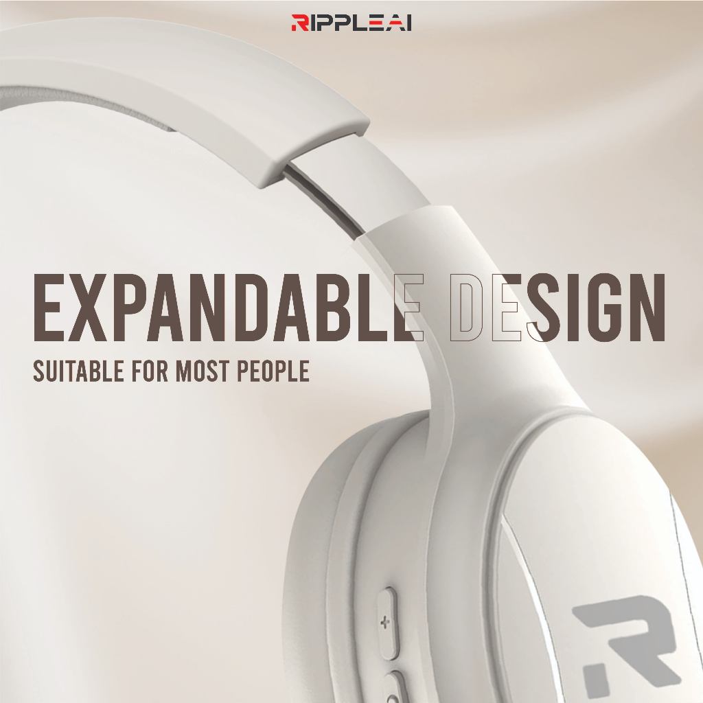 Jual Ripple Bluetooth Headphones RHB A011 Noise Cancelling High Quality ...