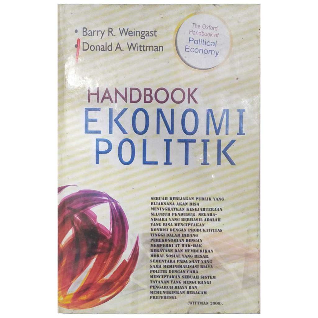 Jual Handbook Ekonomi Politik - Barry R. Weingast - CAM | Shopee Indonesia