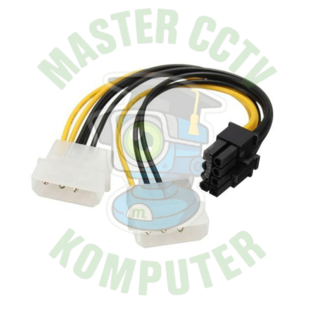 Jual Kabel Power VGA 8 Pin Adapter 2 molex to 8 pin | Shopee Indonesia