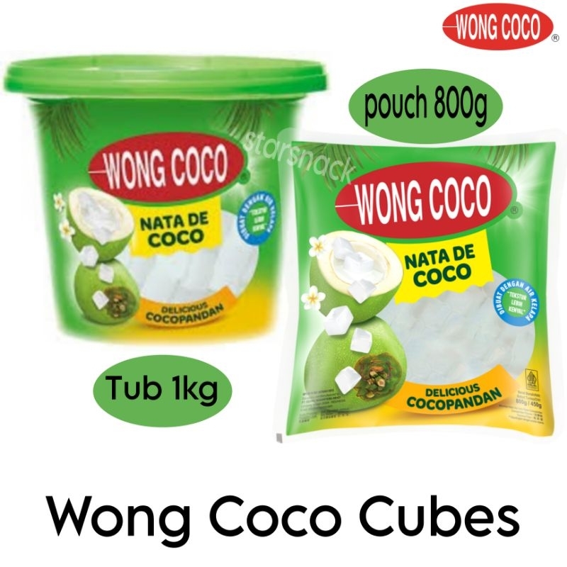 Jual Wong Coco Nata de coco cubes toples pouch plastik | Shopee Indonesia