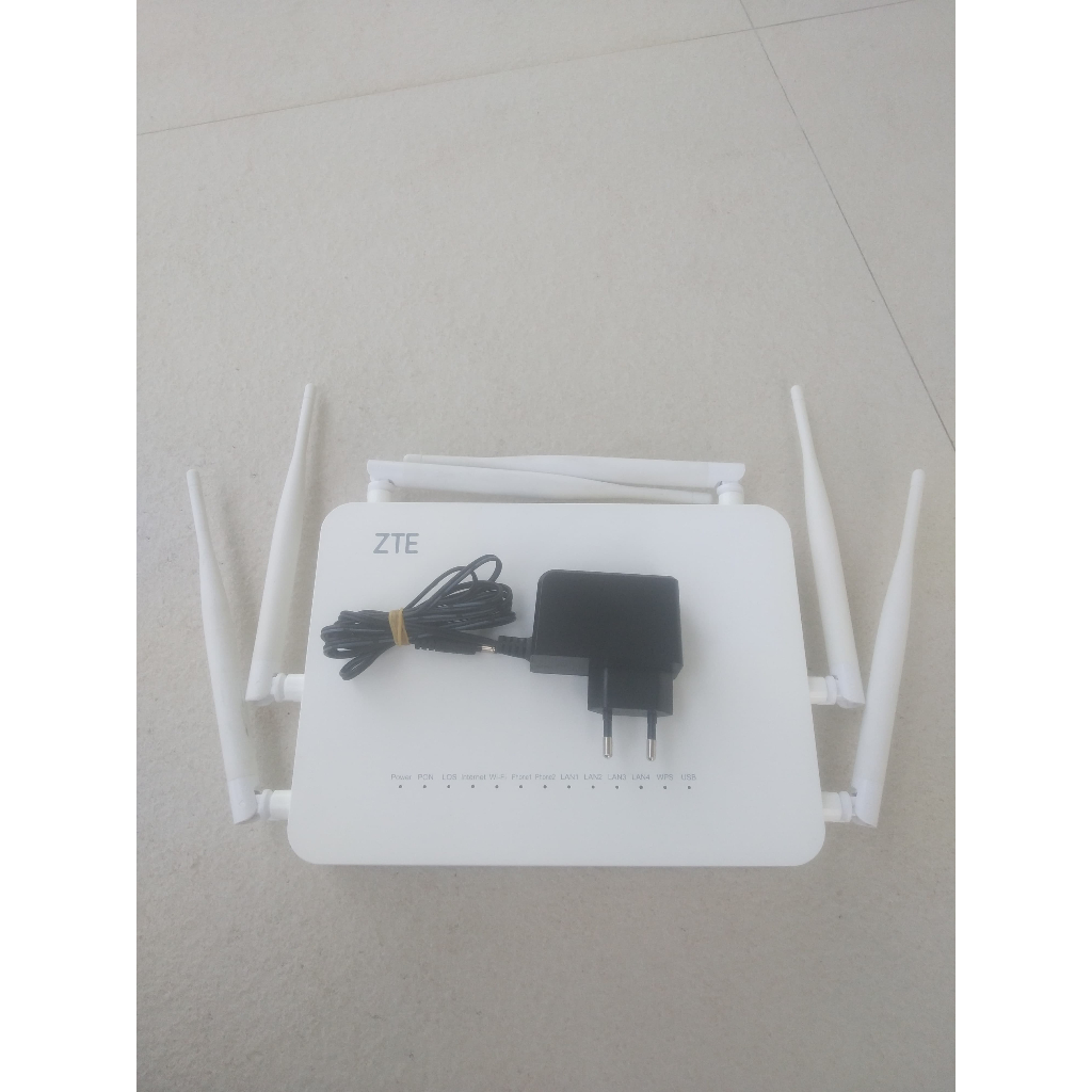 Jual Router ZTE ZXHN F670 Port Biru 6 Antena Dual Band 5Ghz | Shopee ...
