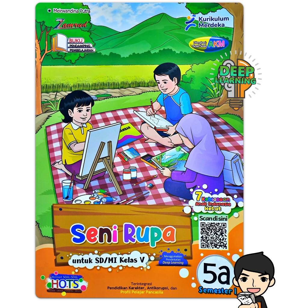 Jual BUKU LKS SENI RUPA SD KELAS 5 SEMESTER 1 2025-2026 Deep Learning ...