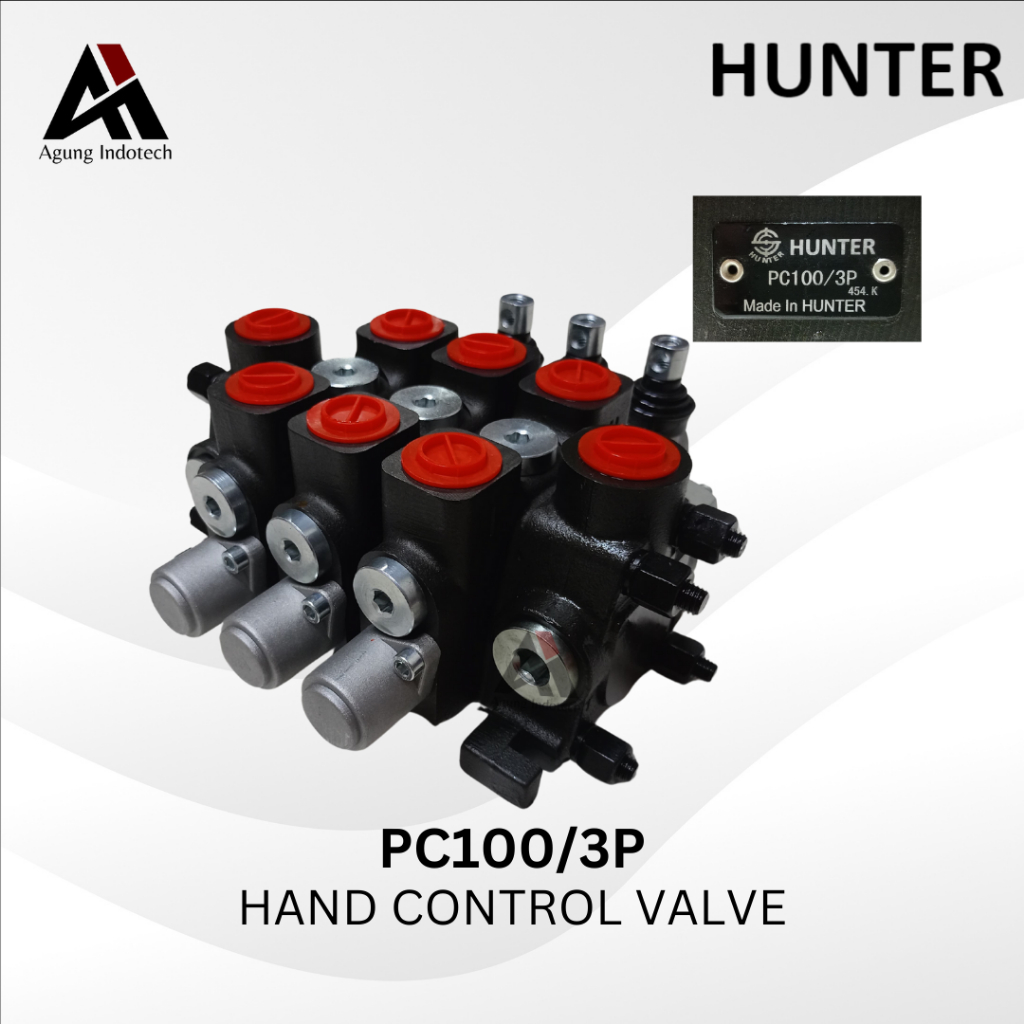 Jual HAND VALVE HUNTER PC100/3 + PNEUMATIC CONTROL | Shopee Indonesia