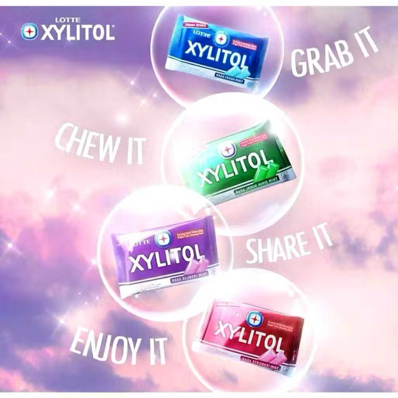 Jual Xylitol Blister Permen Karet Bebas Gula Rasa Jeruk Nipis Mint | 1 ...