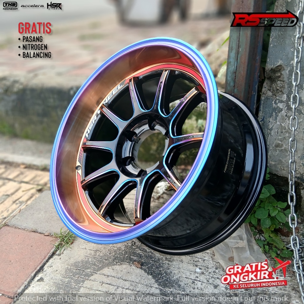 Jual Velg Model VENOM R18 HSR TOBOALI Pcd 6x139,7 lebar 9 buat Pejero ...