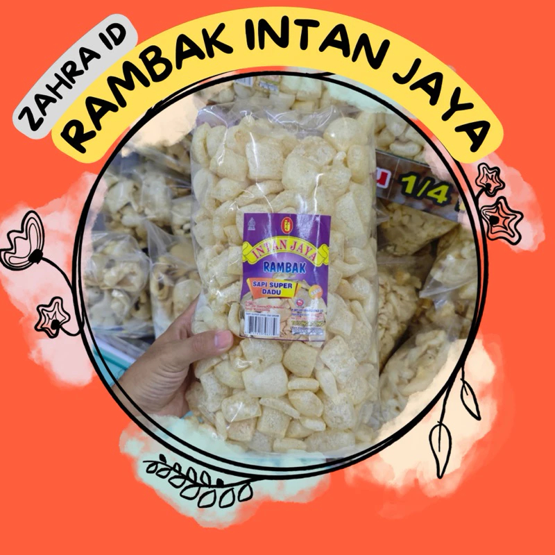 Jual (BANYAK VARIAN) 100/250gram RAMBAK INTAN JAYA KULIT KERBAU & SAPI ...
