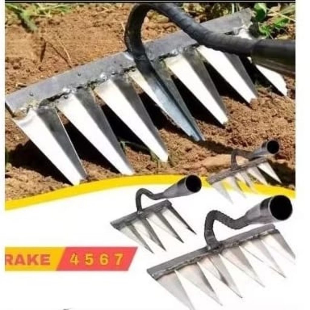 Jual (Rake)Alat garuk Rumput Liar Penggaruk Sampah Kotoran Hewan Bahan ...