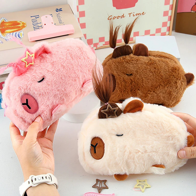 Jual [Artopia] Tepak Capybara Jambul Rambut Capy Wadah Kotak Pensil ...
