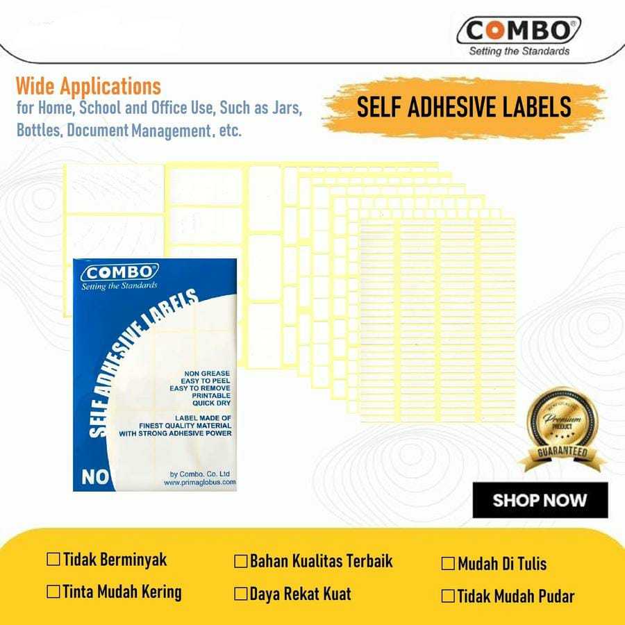 Jual Stiker Label / Self Adhesive Labels / Label Nama Sticker / Label ...