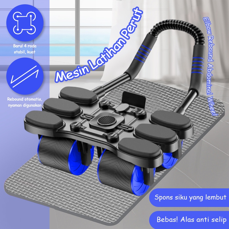 Jual Anne House. Ab Roller 4 in1 Rebound otomatis Ab Wheel Wheels Plank ...