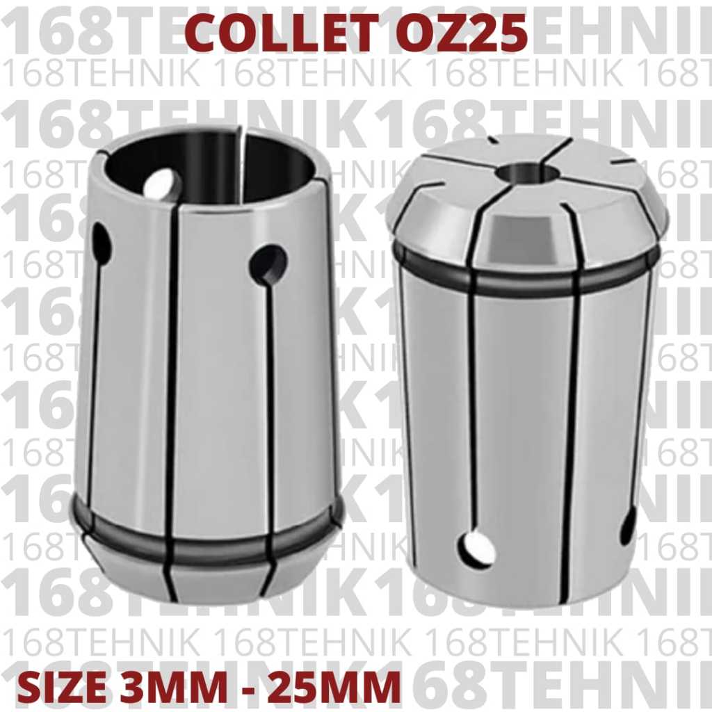 Jual COLLET OZ25 3MM-25MM / ARBOR COLLET OZ 25 / KEPALA BOR FRAIS OZ25 ...
