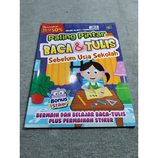 ( PROMO BUKU MURAH ORIGINAL ) BUKU ANAK / BACAAN ANAK / AKTIVITAS ANAK / PALING PINTAR BACA & TULIS SEBELUM USIA SEKOLAH - HAJAR SEJATI