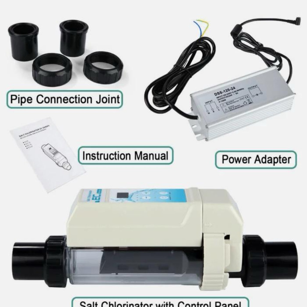 Jual Salt Chlorinator Emaux EC 20G Mesin Garam Klorinator Kolam Renang ...