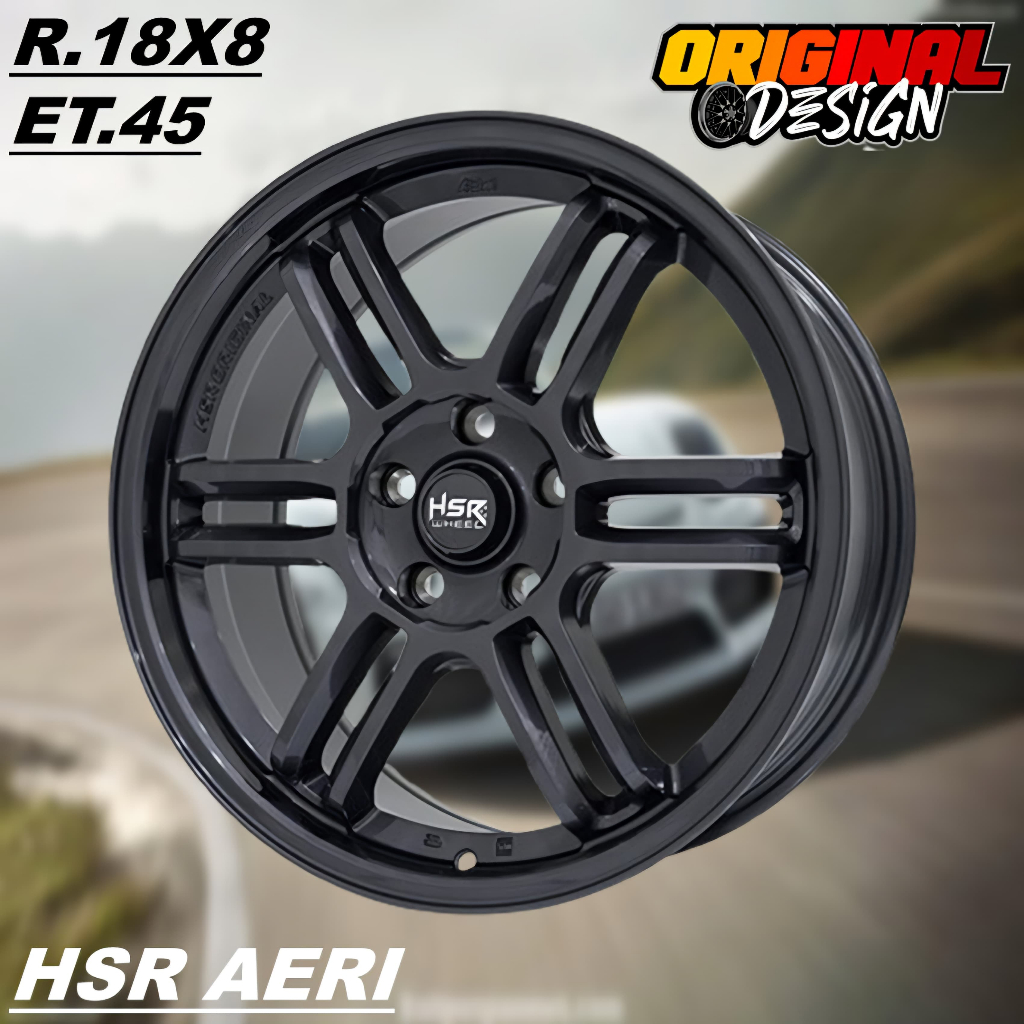 Jual Pelek Mobil Ring 18 Palang 6 HSR AERI R18 Luabang 5, YARIS CROS ...