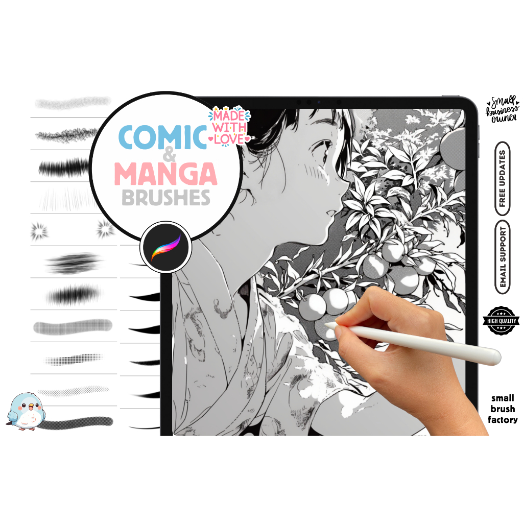 Jual Procreate Brush - Manga Master Studio | Shopee Indonesia