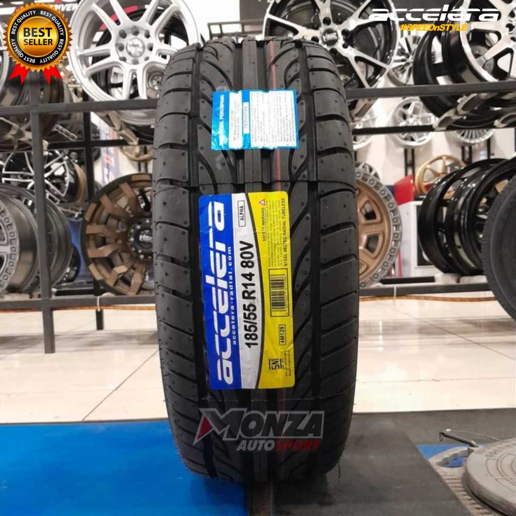 Jual Ban mobil ring 14 ukuran 185/55 R14 Accelera Alpha | Shopee Indonesia