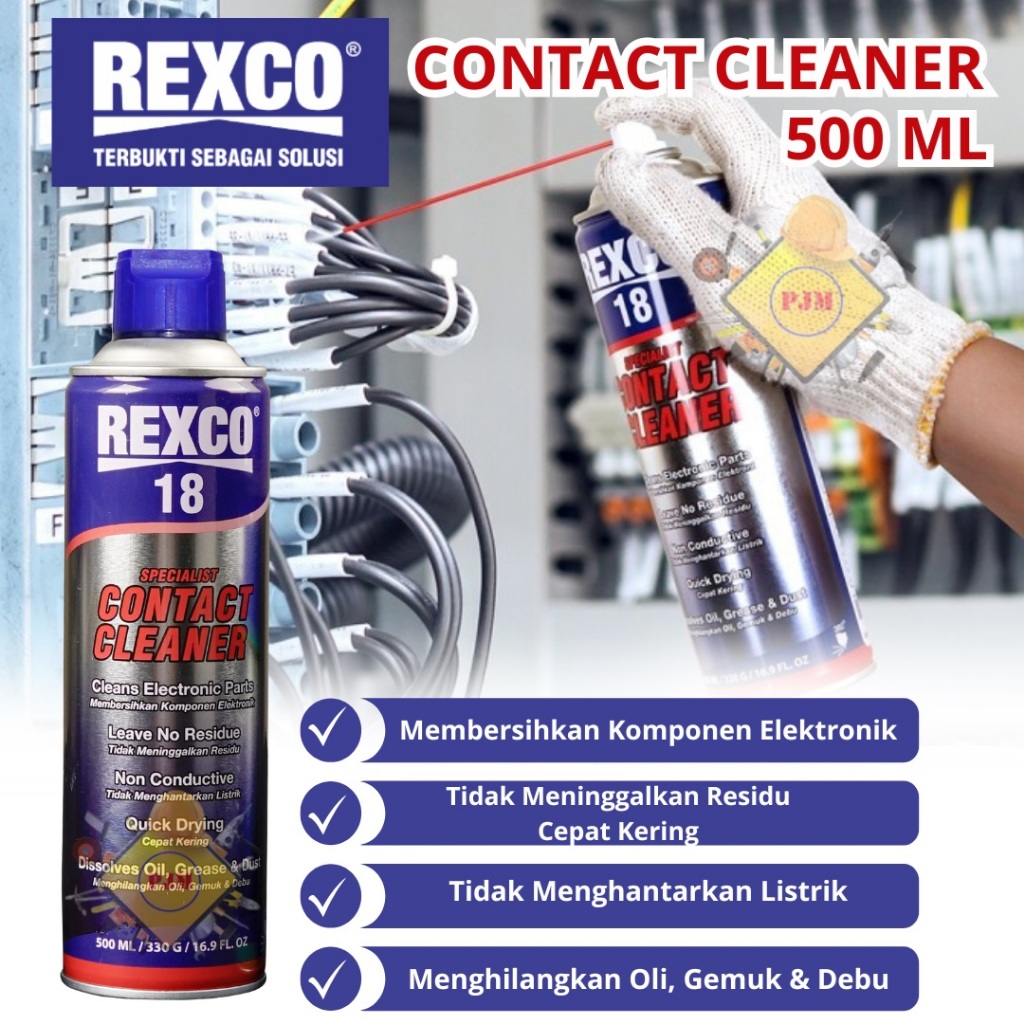 Jual Rexco 18 Contact Cleaner Pembersih Elektrik Elektrical 500 ML ...