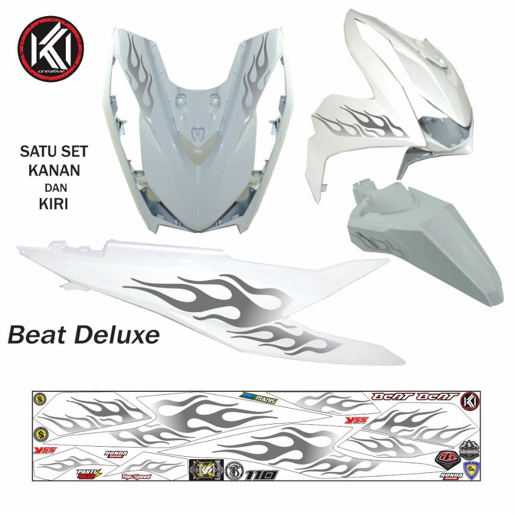 Jual STRIPING MOTOR BEAT DELUXE GEN1 SIMPEL MOTIP ELEGAN POLET | Shopee ...