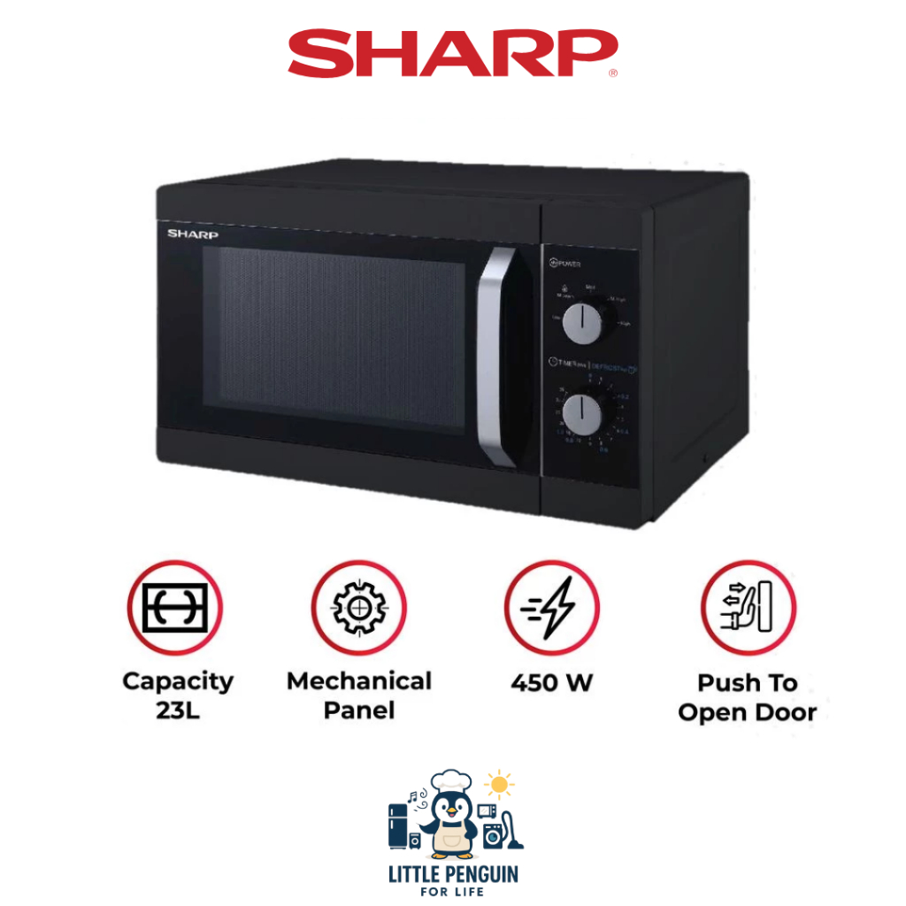 Jual SHARP R-223MA-BK Microwave Oven - Low Watt | Shopee Indonesia