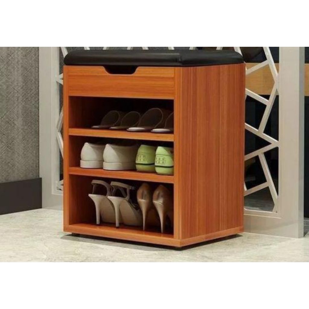 Jual RAY Rak Sepatu Sofa minimalis kayu jati model scandinavian modern ...