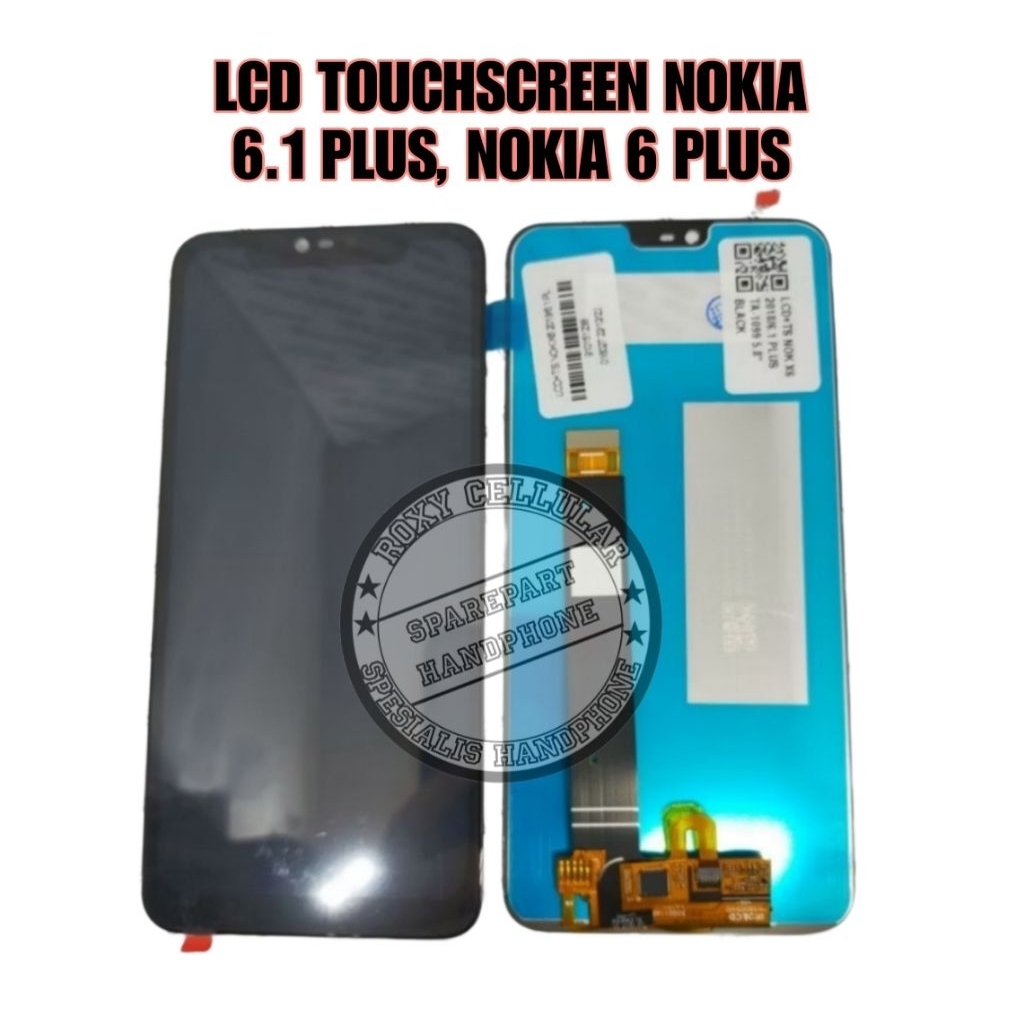 Sunrive Cover compatibile con Nokia 6.1 Plus/Nokia X6, Custodia con supporto di stand e in Pelle artificiale per carte di credito Portafoglio Flip Chiusura Magnetica bumper(Q Lupo 4